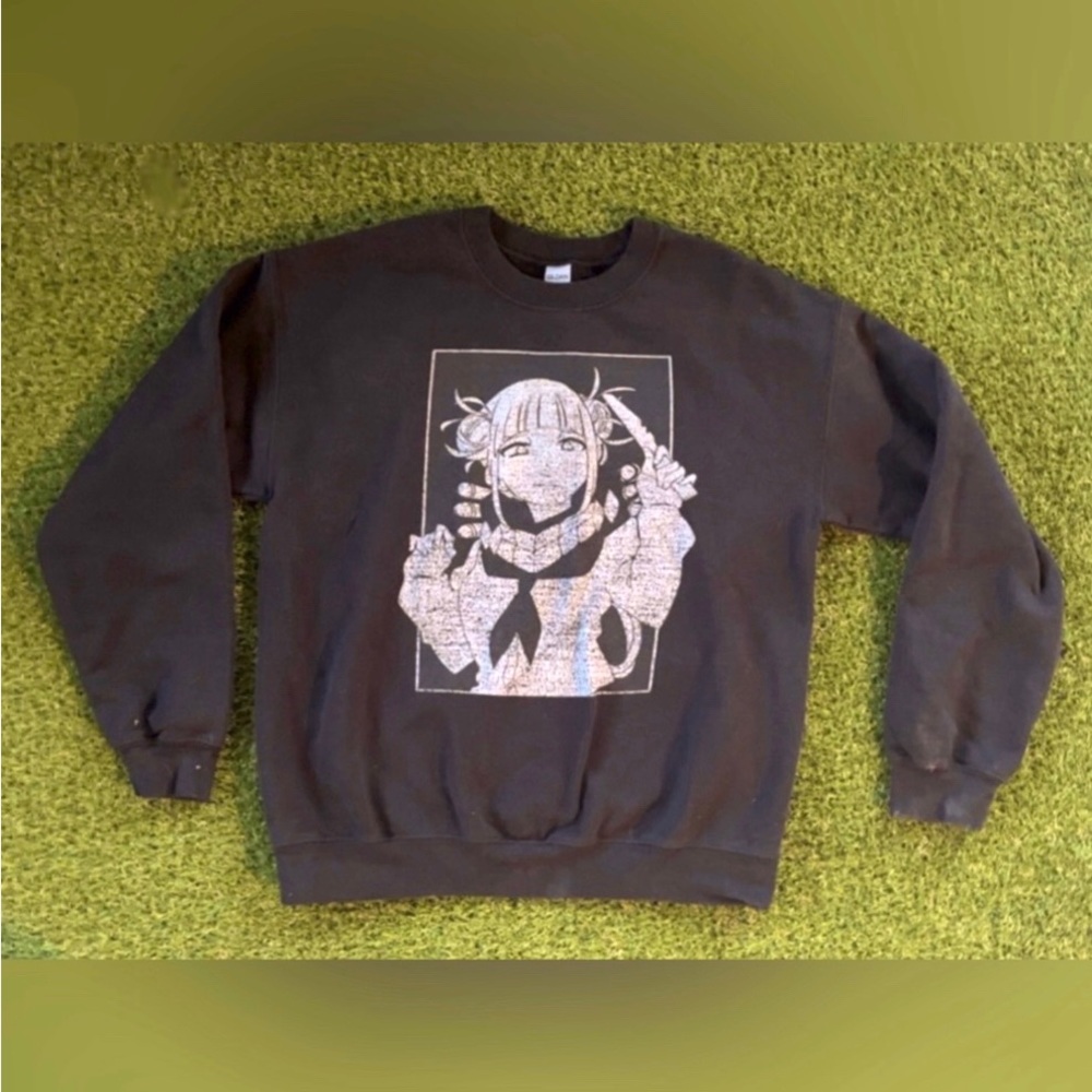 Anime black sweatshirt